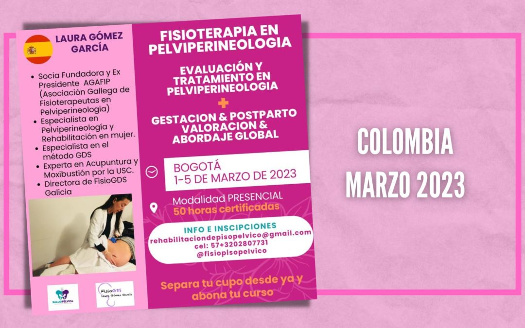 curso fisioterapia en pelviperineologia laura gomez fisioGDS fisioterapia avanzada bogota colombia 2023 web