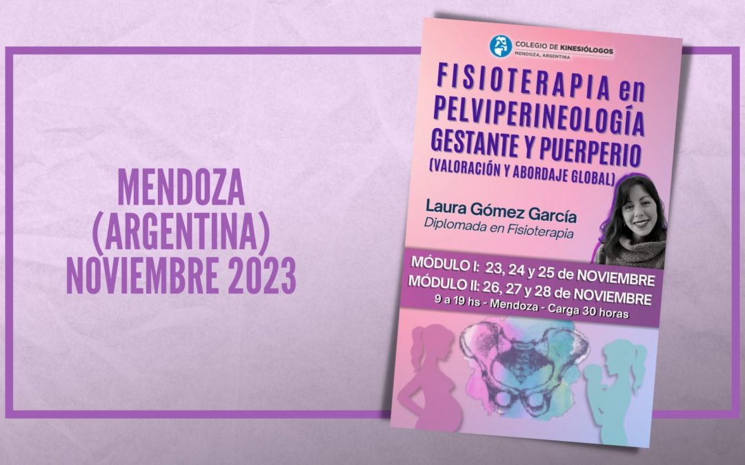 Curso Fisioterapia en Pelviperioneología Gestante y Puerperio (ARGENTINA NOV. 2023)