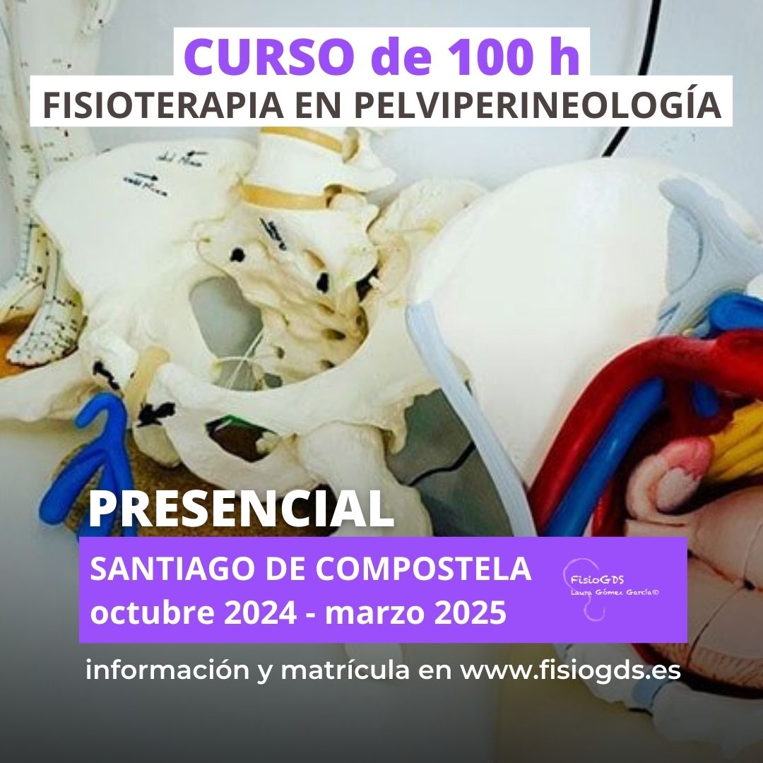 Curso fisioterapia en pelviperineología 100 h 2024 2025 con Laura Gomez García FISIOGDS Santiago de Compostela