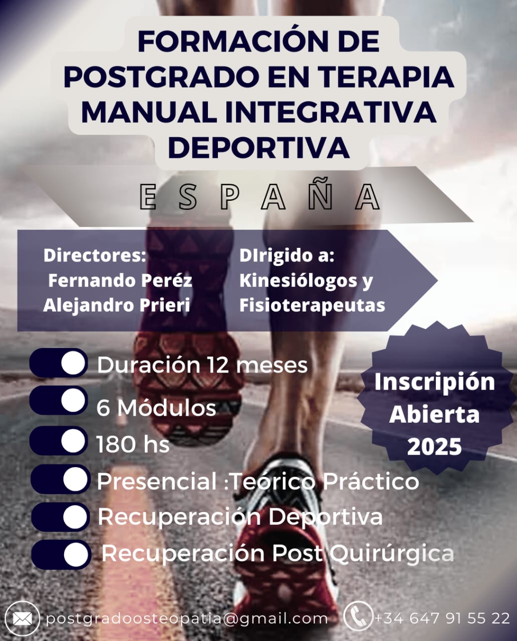 Formacion post grado osteopatia deportiva integrativa santiago de compostela 2025 portada web 02
